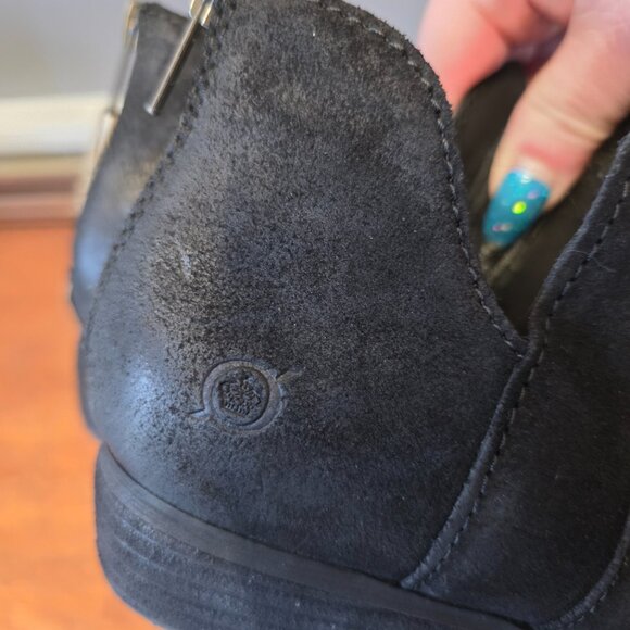 NWT Born Benna Black Suede Bootie - Picture 5 of 5